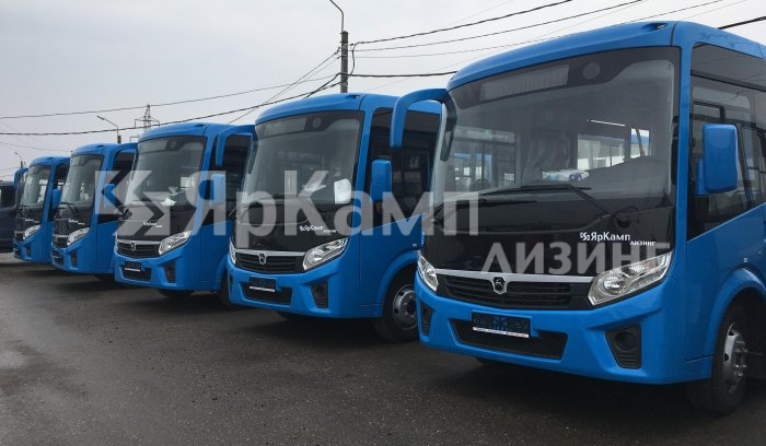 Отгружены на правах финансовой аренды пять автобусов ПАЗ-320435-04