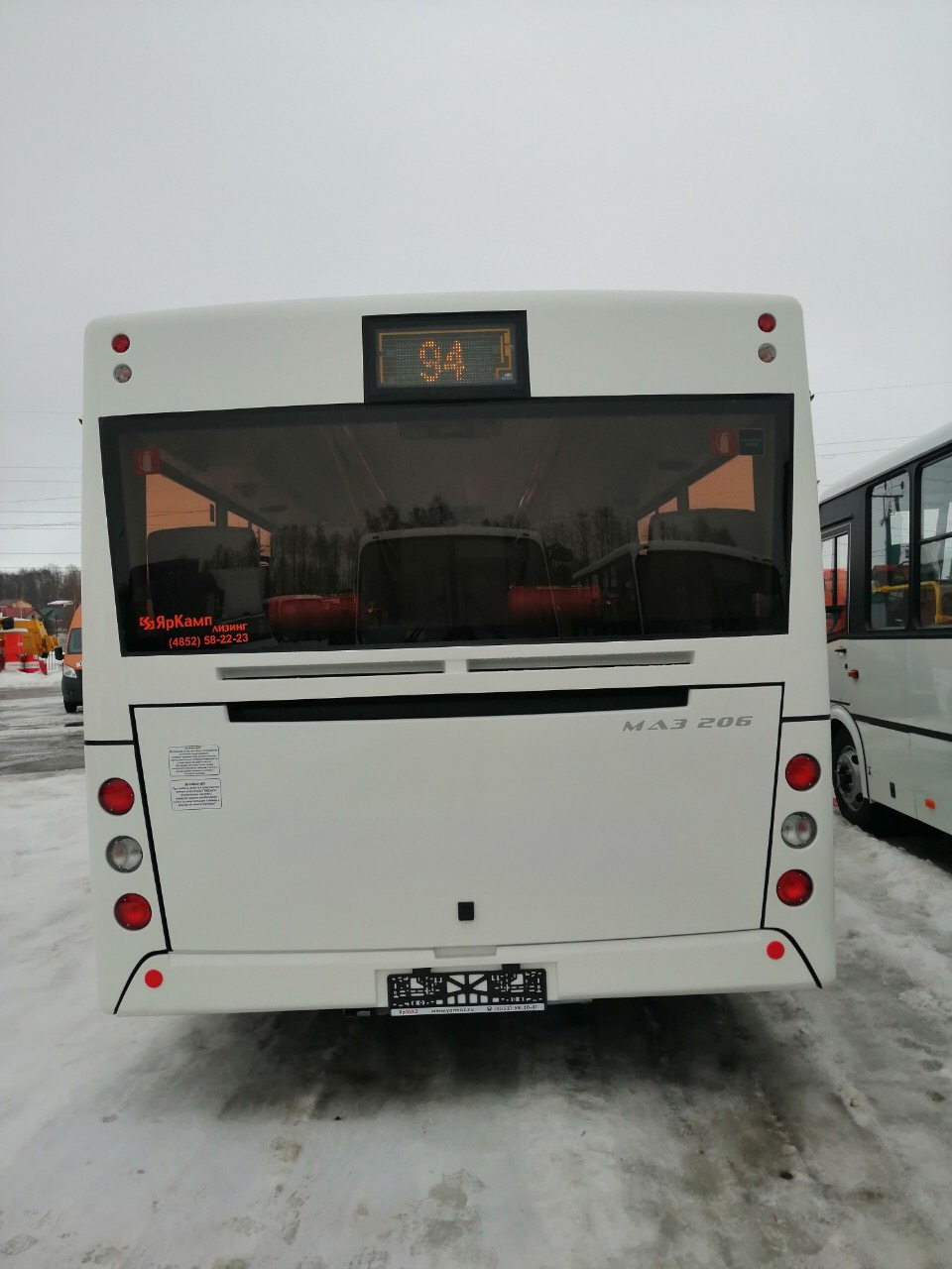Новый городской автобус МАЗ-206086 отгружен в лизинг