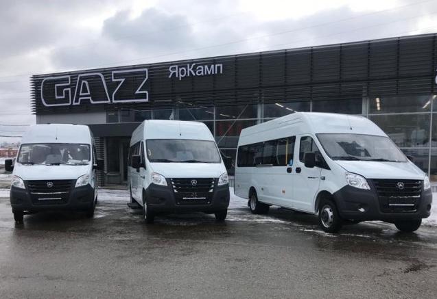 "ЯрКамп-Лизинг" отгрузил три автобуса GAZelle NEXT A65R52