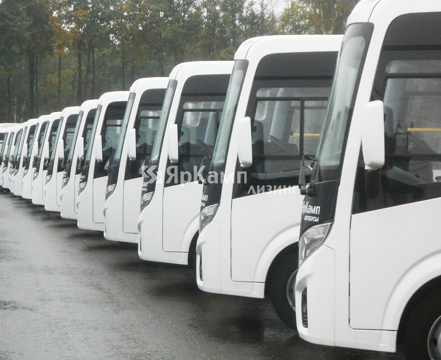 "ЯрКамп-Лизинг" произвел отгрузку на условиях лизинга 15 автобусов ПАЗ Vector NEXT
