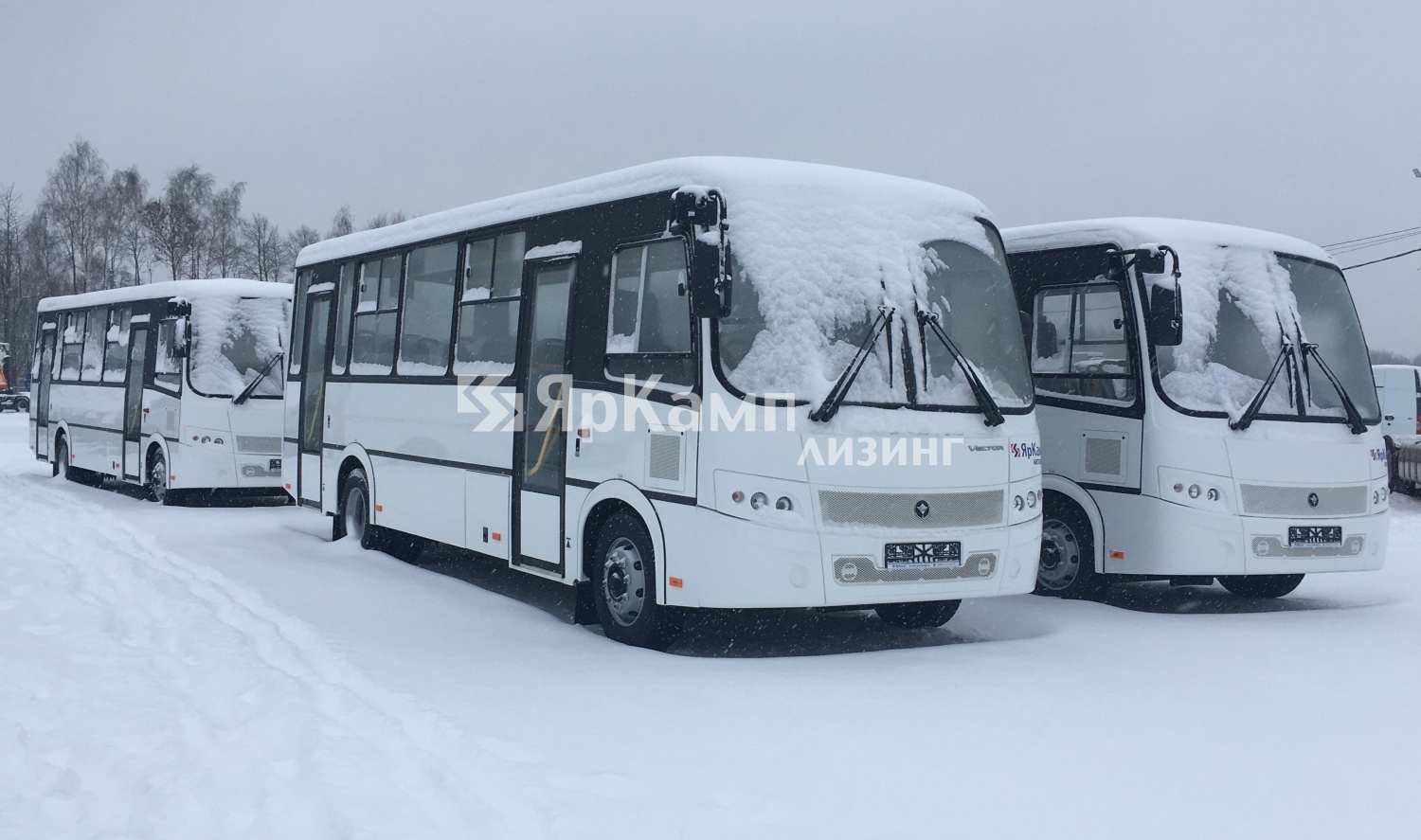 Четыре автобуса ПАЗ 320412-05 отгружены на правах финансовой аренды